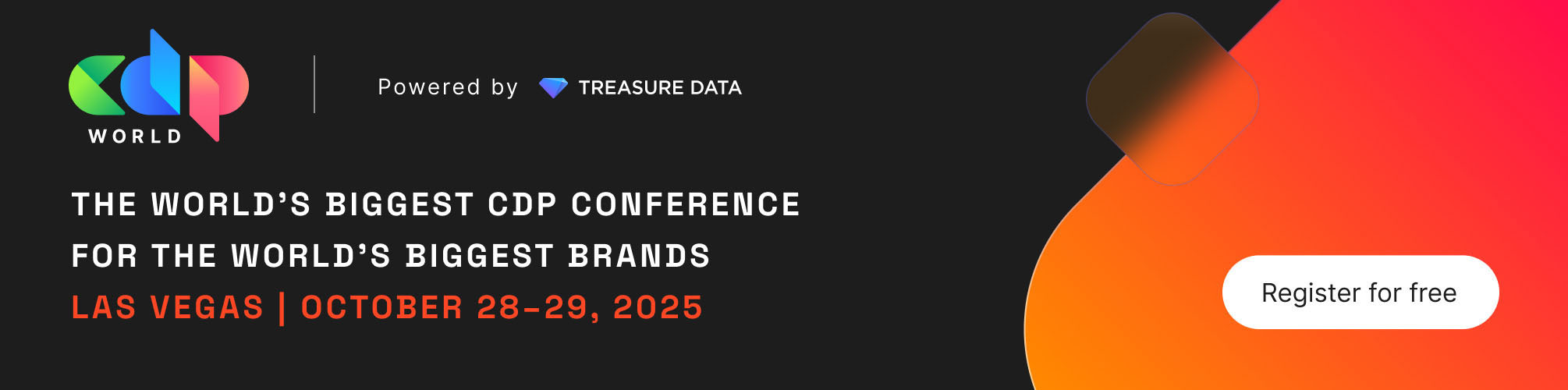 Register for CDP World 2025