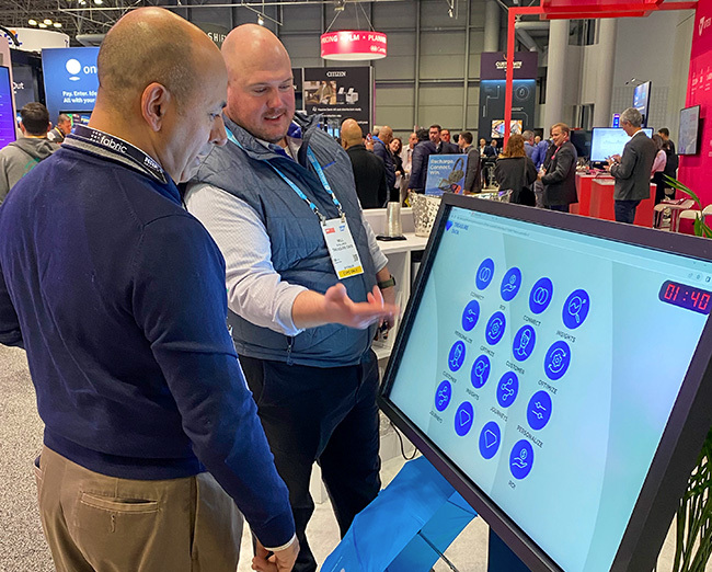 Interactive showcases putting theory into practice